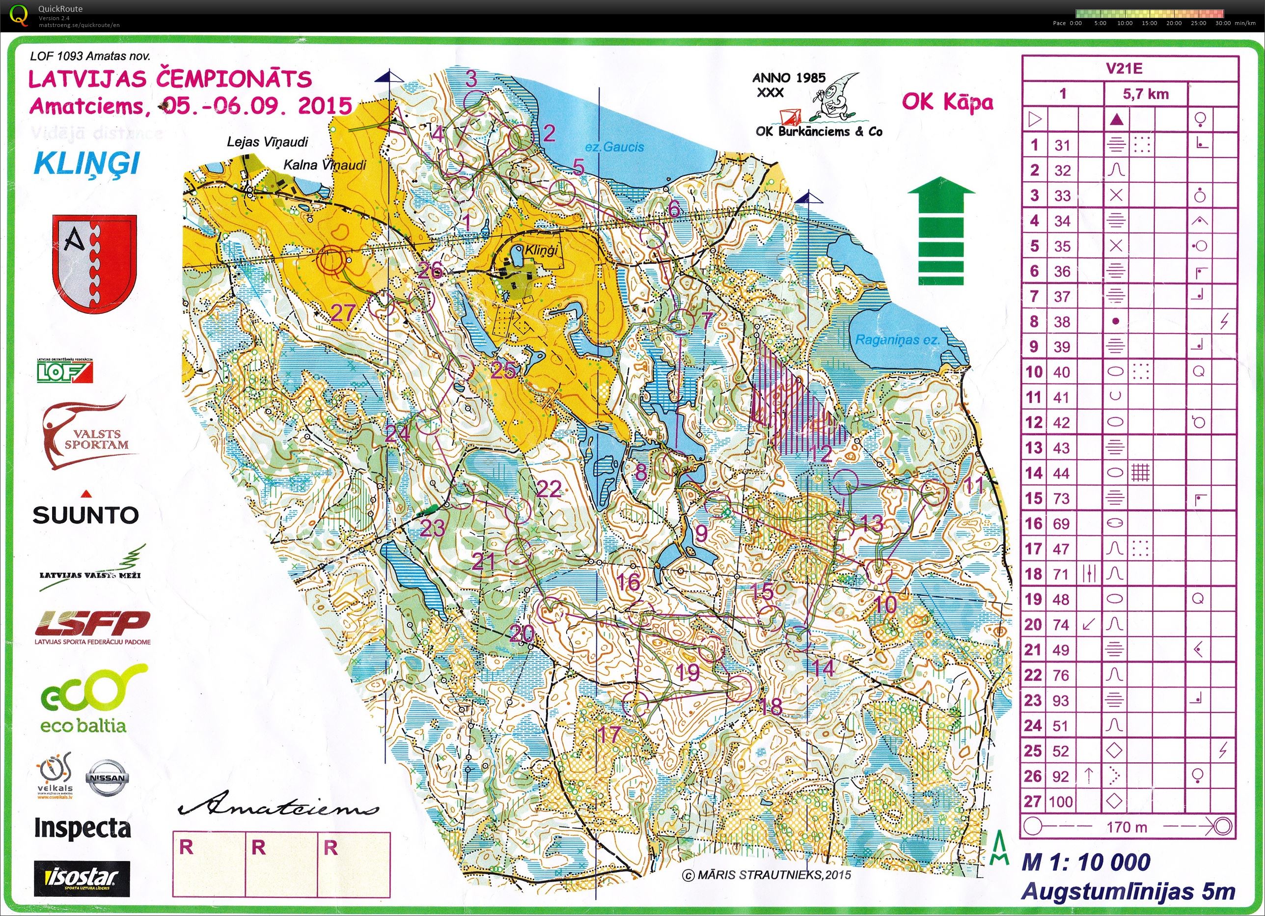 Latvian championship middle (04/09/2015)