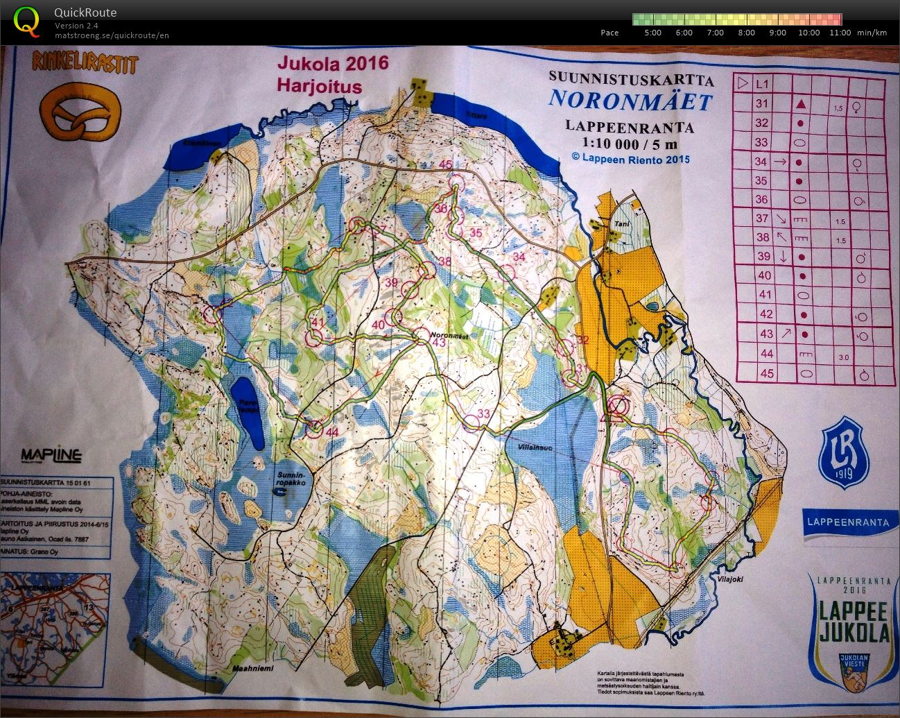 Jukola2016 camp (17/10/2015)