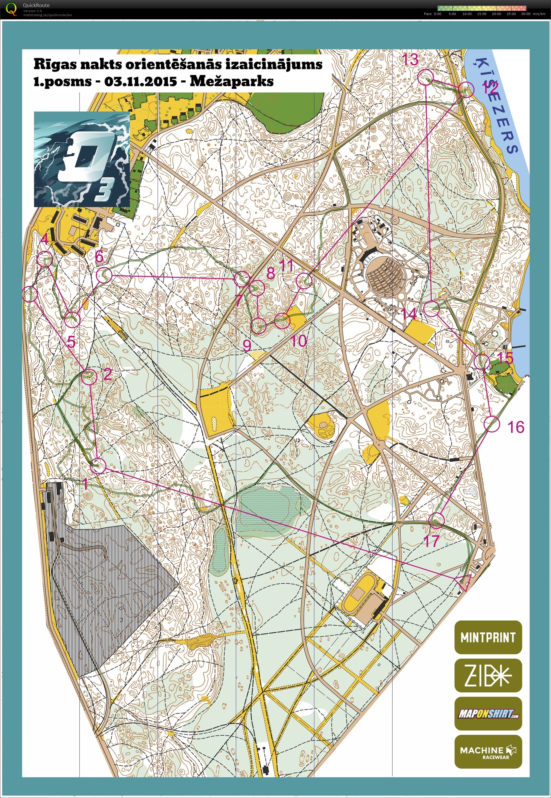 Riga night challenge 1st stage  (03/11/2015)