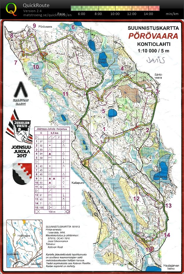 Jukola camp 2017 (30/09/2016)