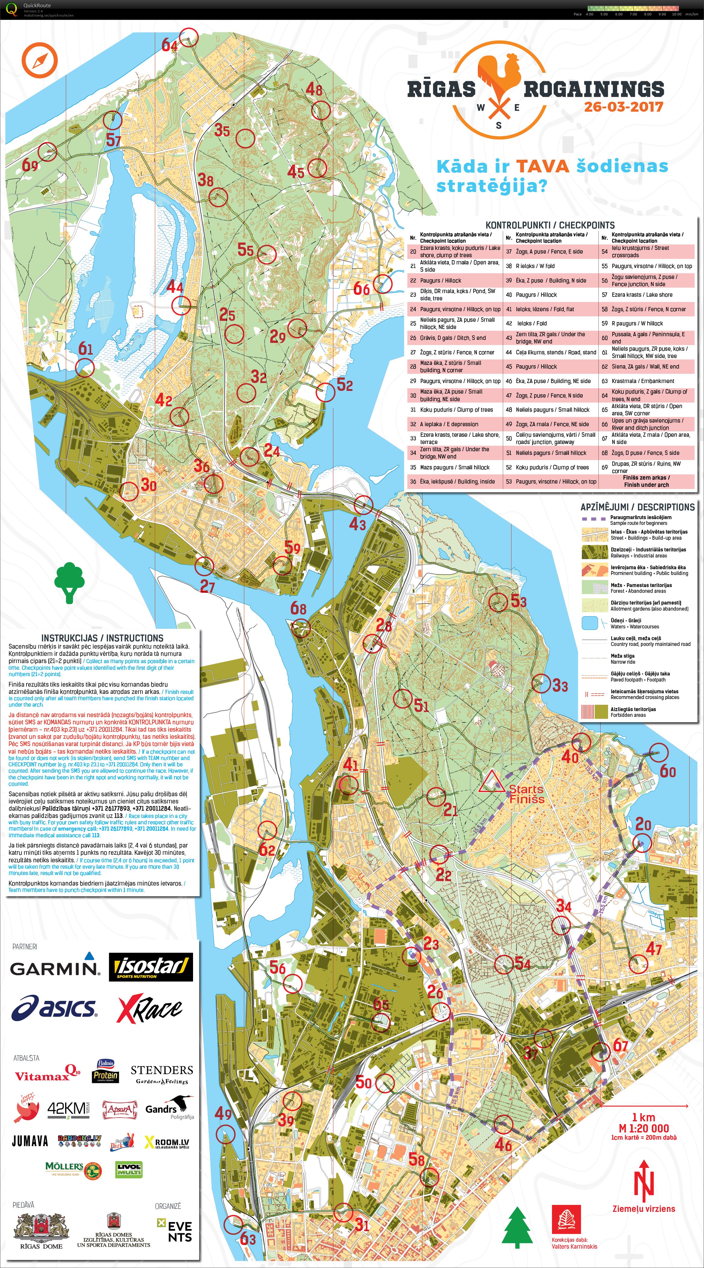 Rigas Pavasara rogainings (26/03/2017)