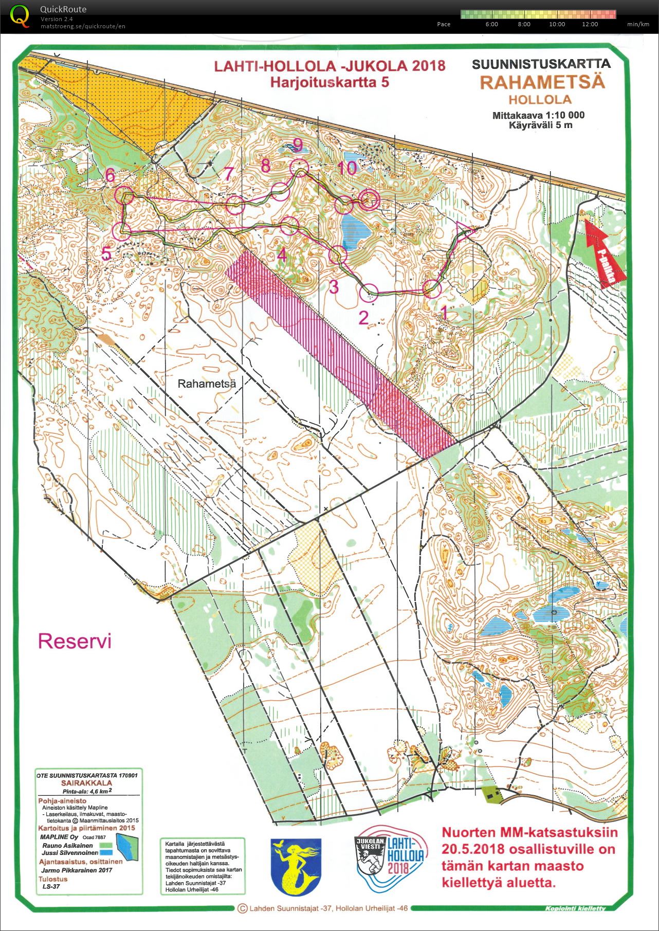Jukola camp 2018 (11/11/2017)