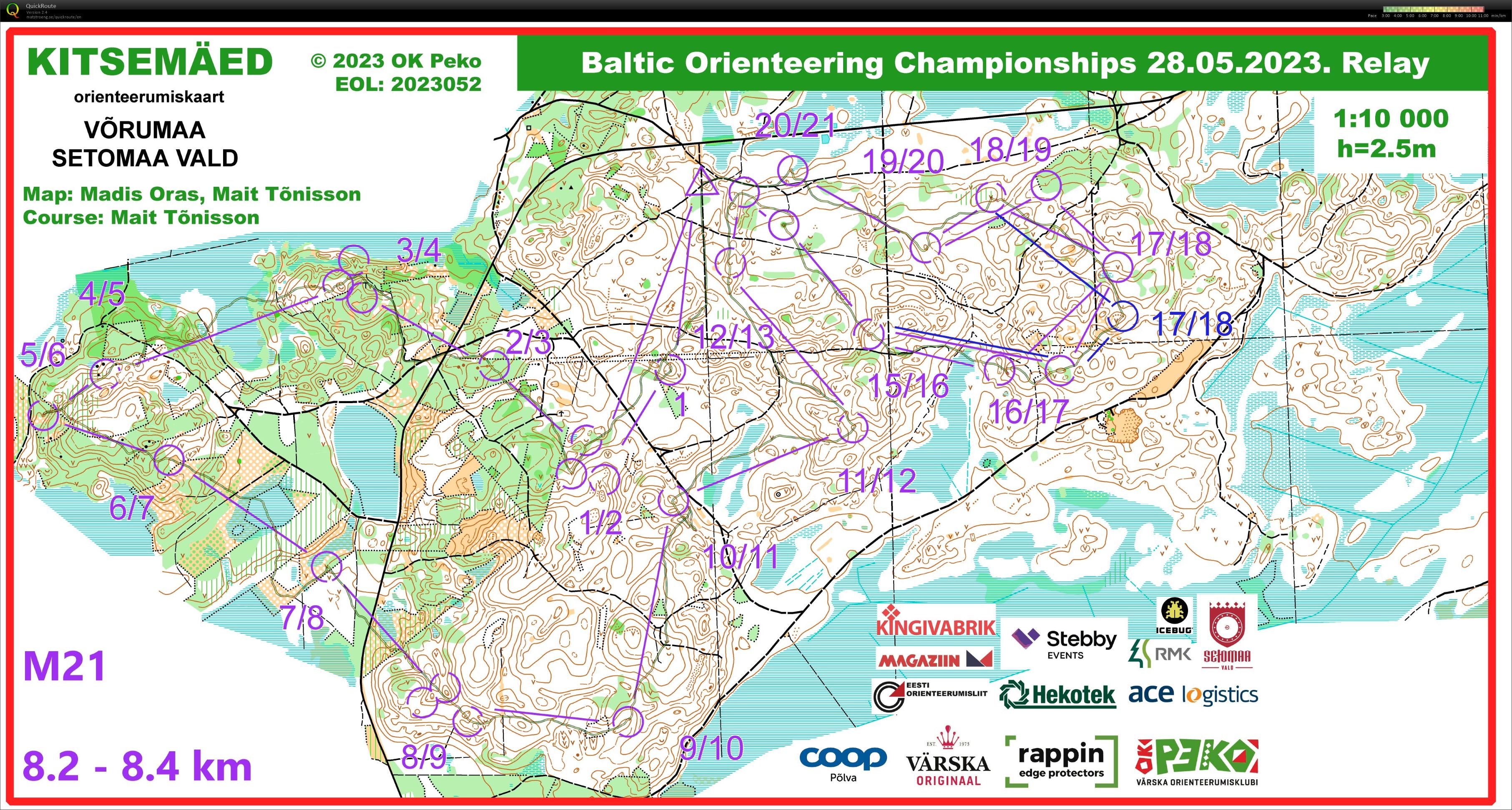 Baltic orienteering championship (28-05-2023)