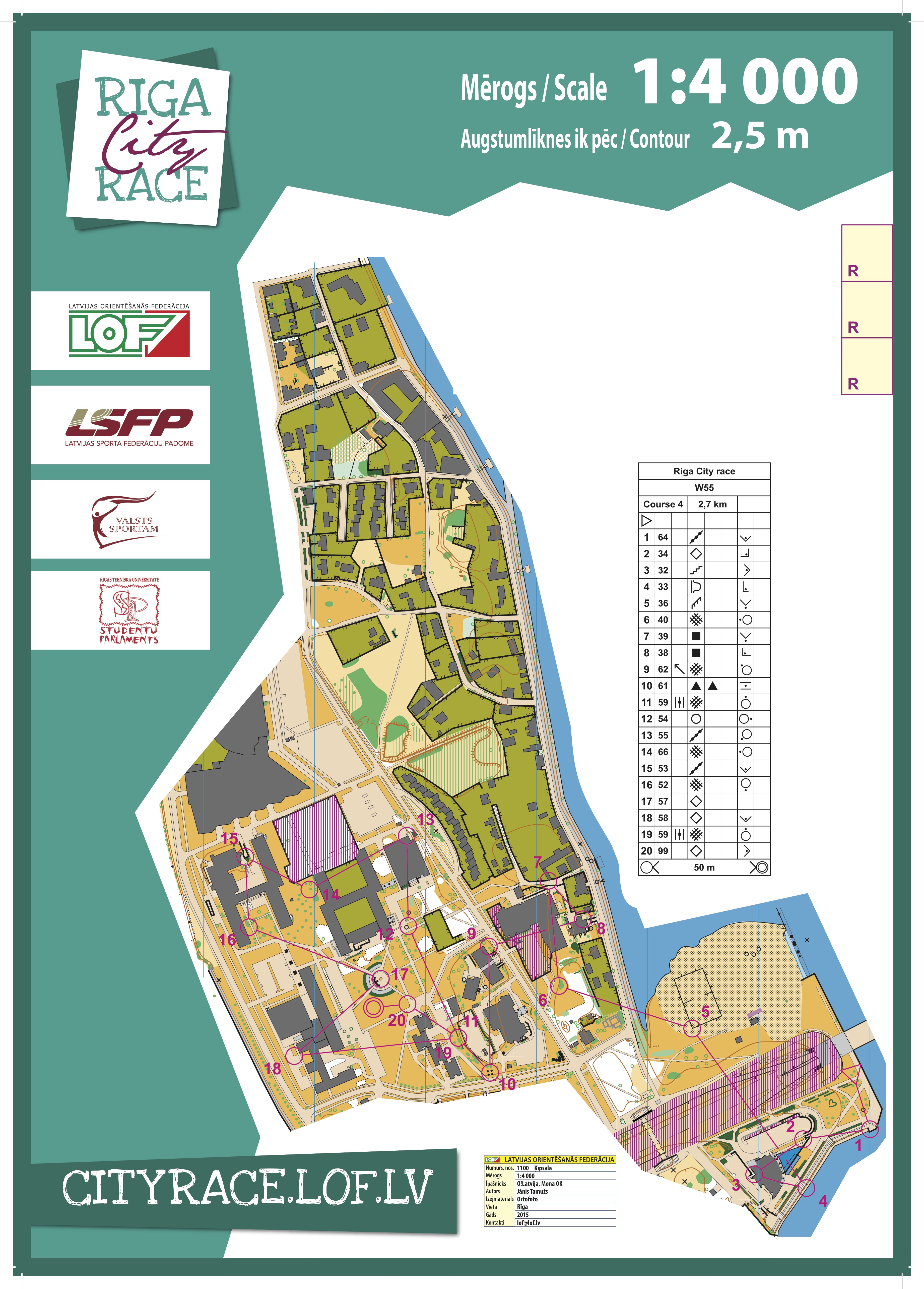 Riga City Race W55 (29.08.2015)