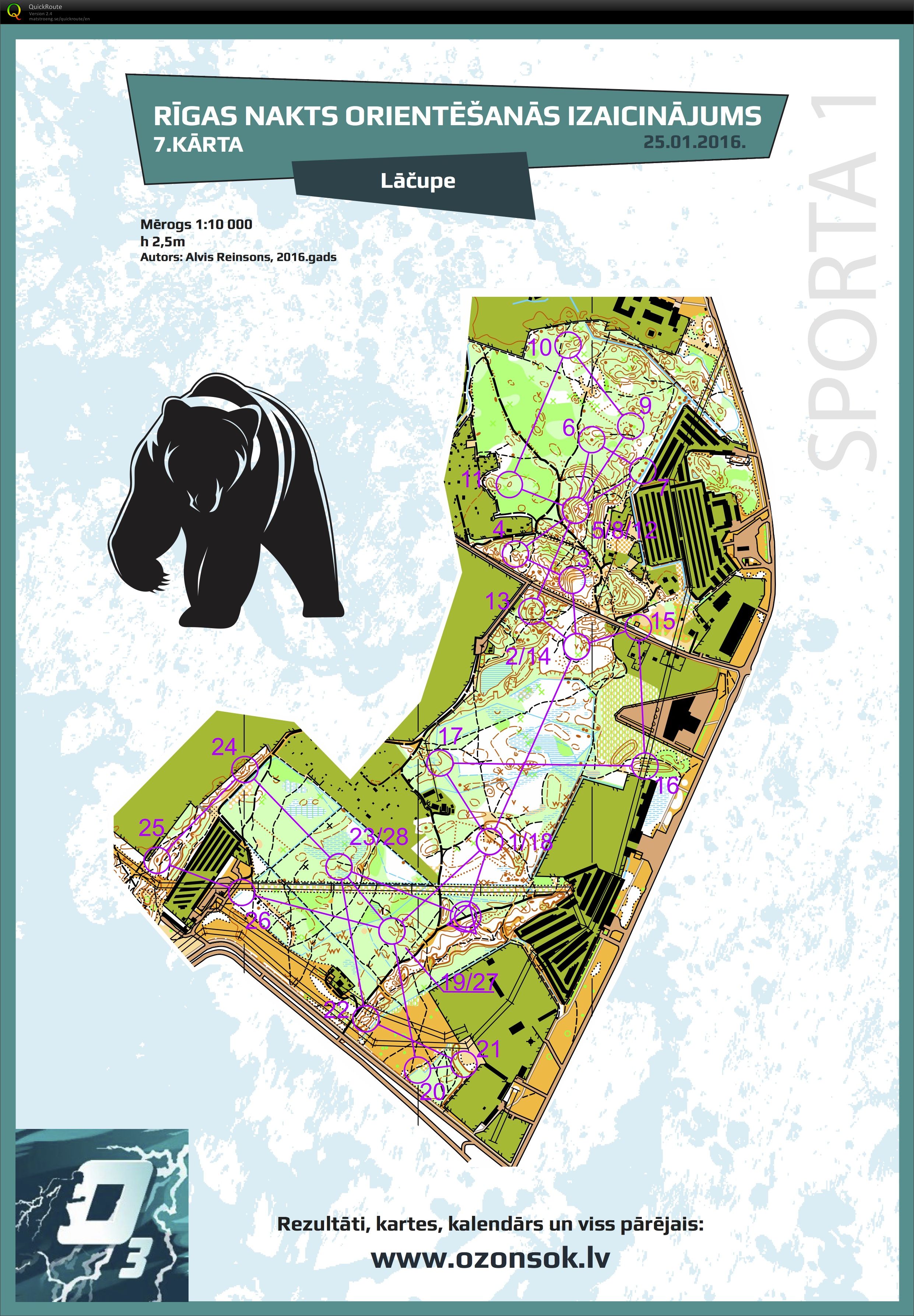 Riga Night Challenge 7 (26-01-2016)