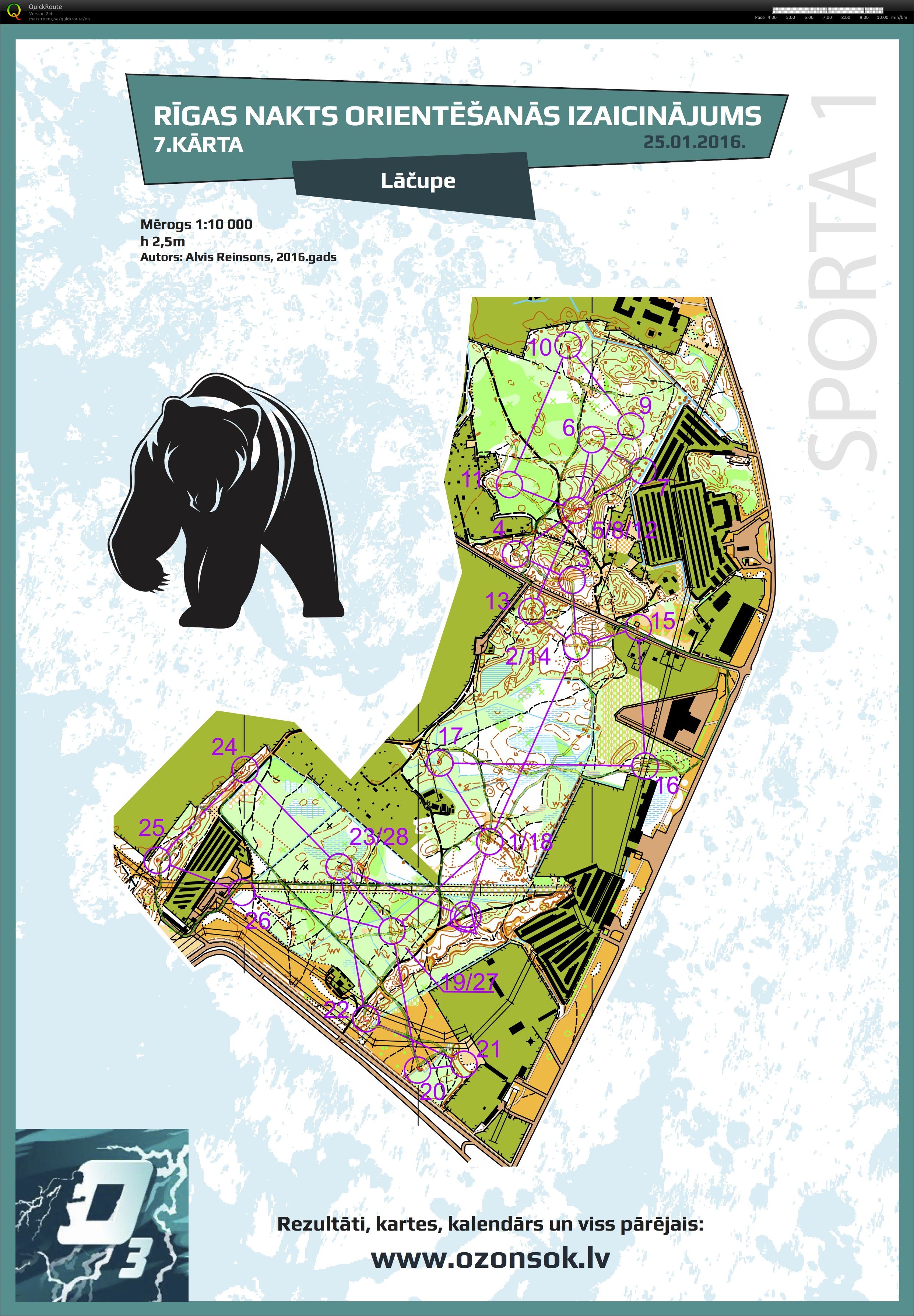 Riga Night Challenge 7 (26-01-2016)