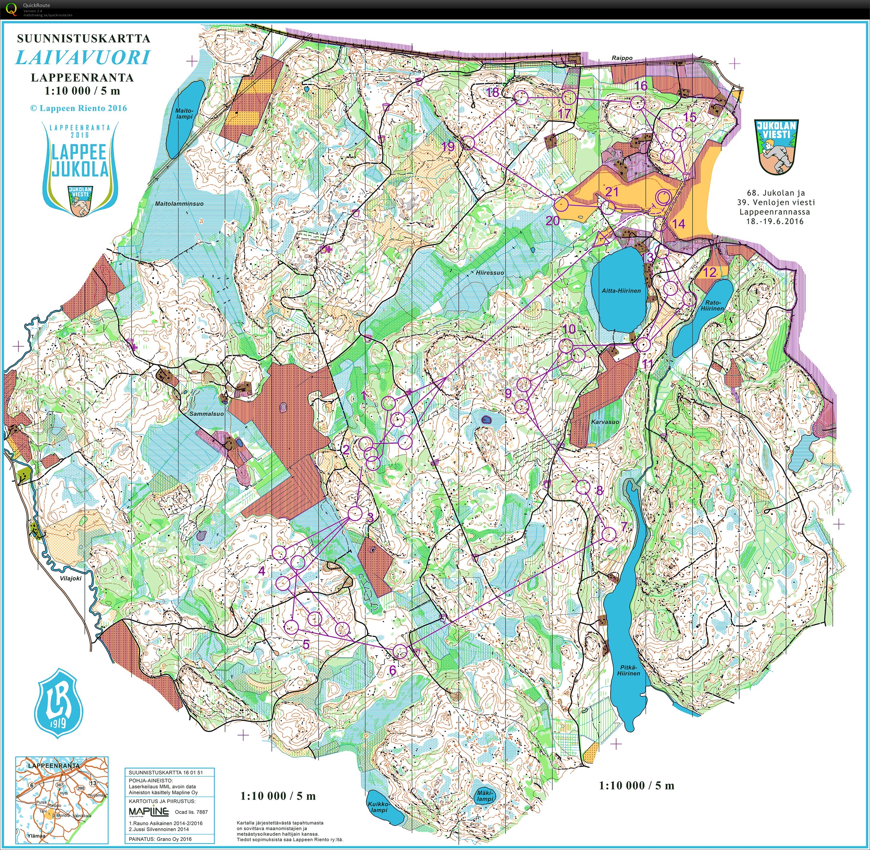 Jukola 1 (18-06-2016)