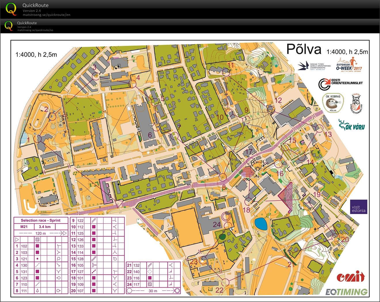 WOC Sprint test (12.05.2017)