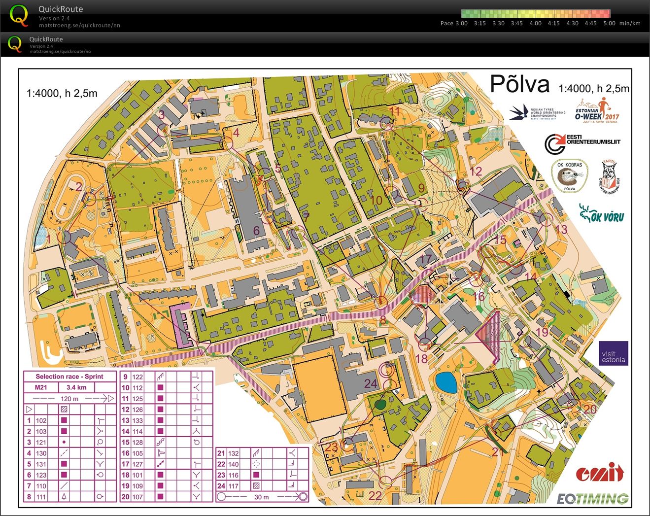 WOC Sprint test (12.05.2017)