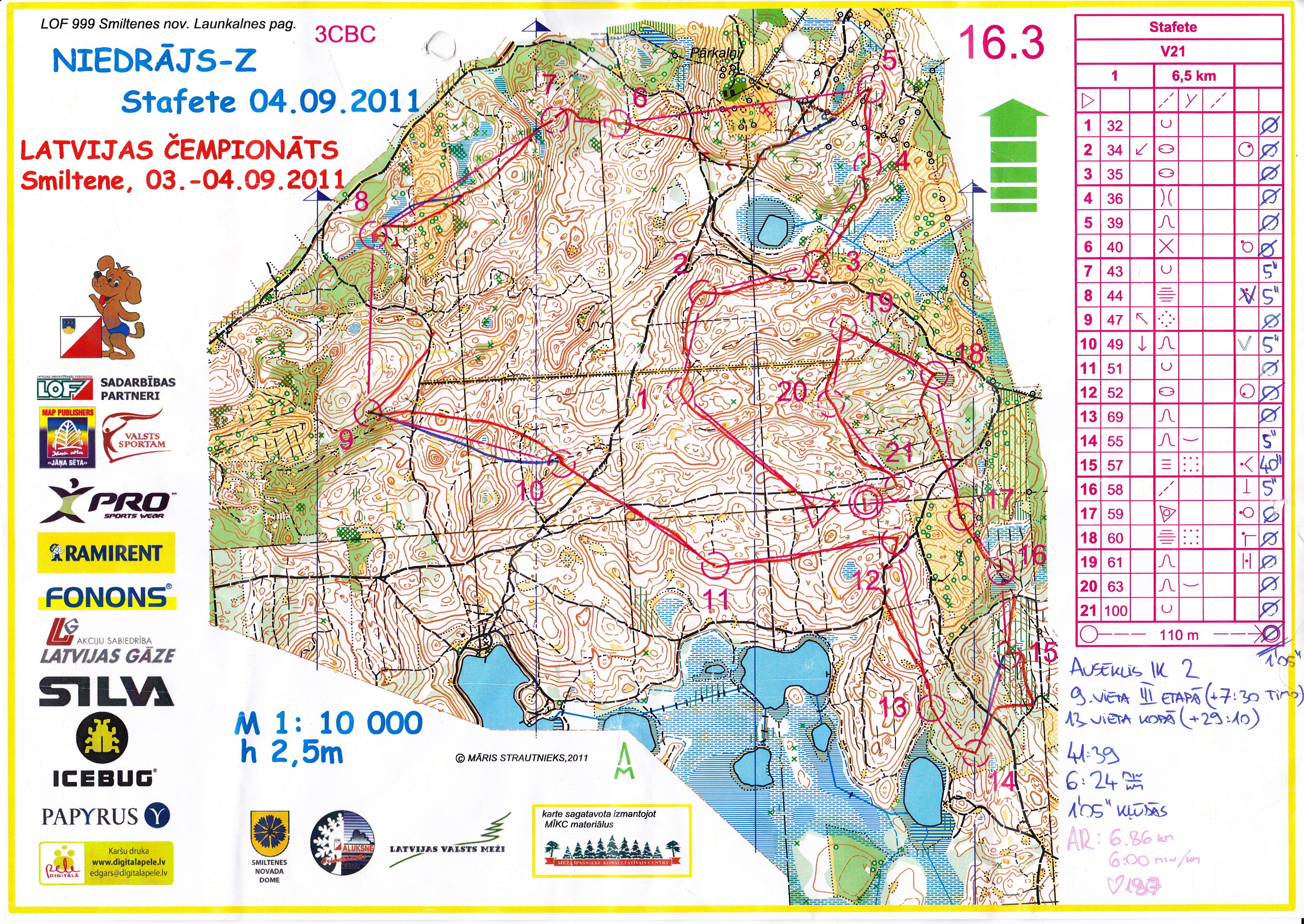 Latvian Championship Relay (04-09-2011)