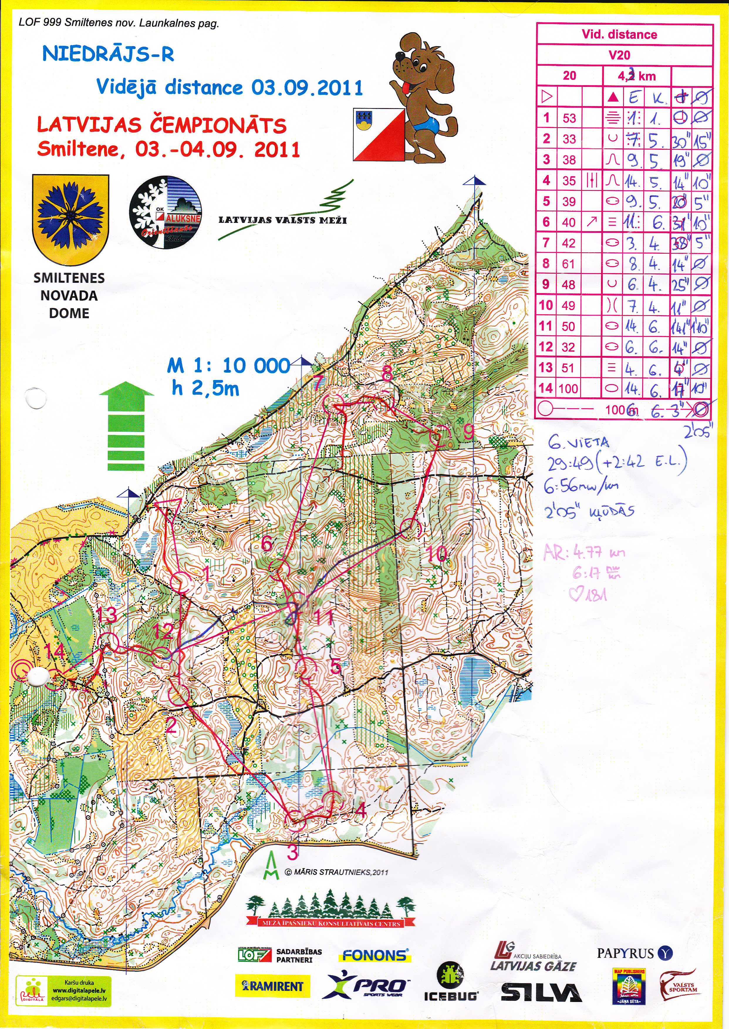 Latvian Championship Middle (03-09-2011)
