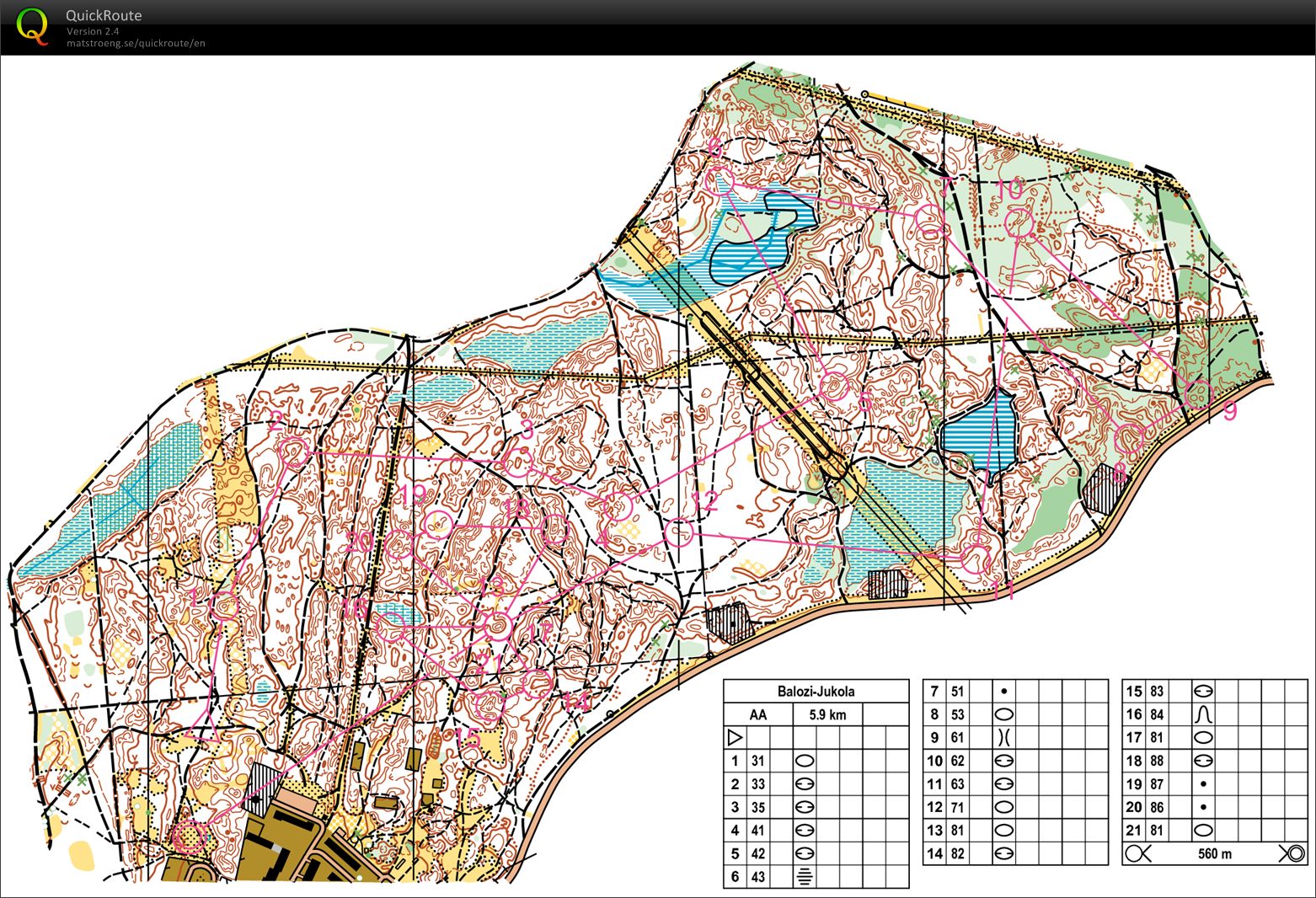 Jukola training (10-06-2014)
